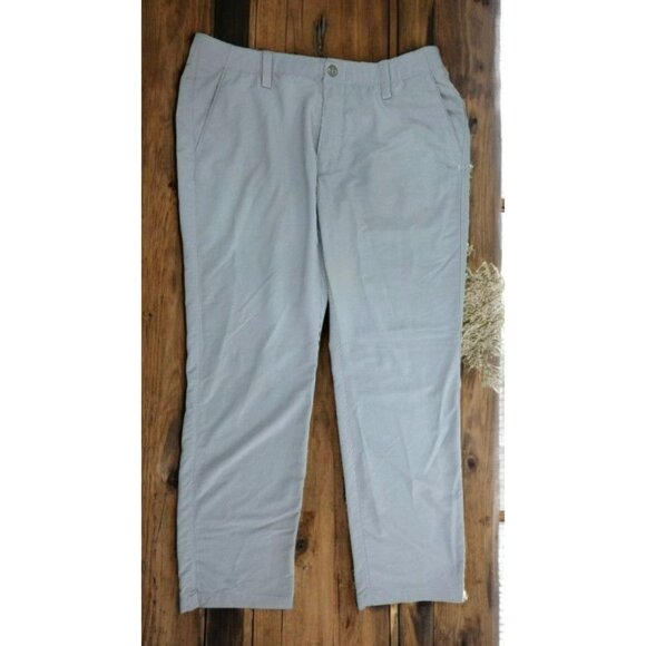 Under Armour Mens Gray Performance Pants 38x32 Nylon Blend - Picture 1 of 8